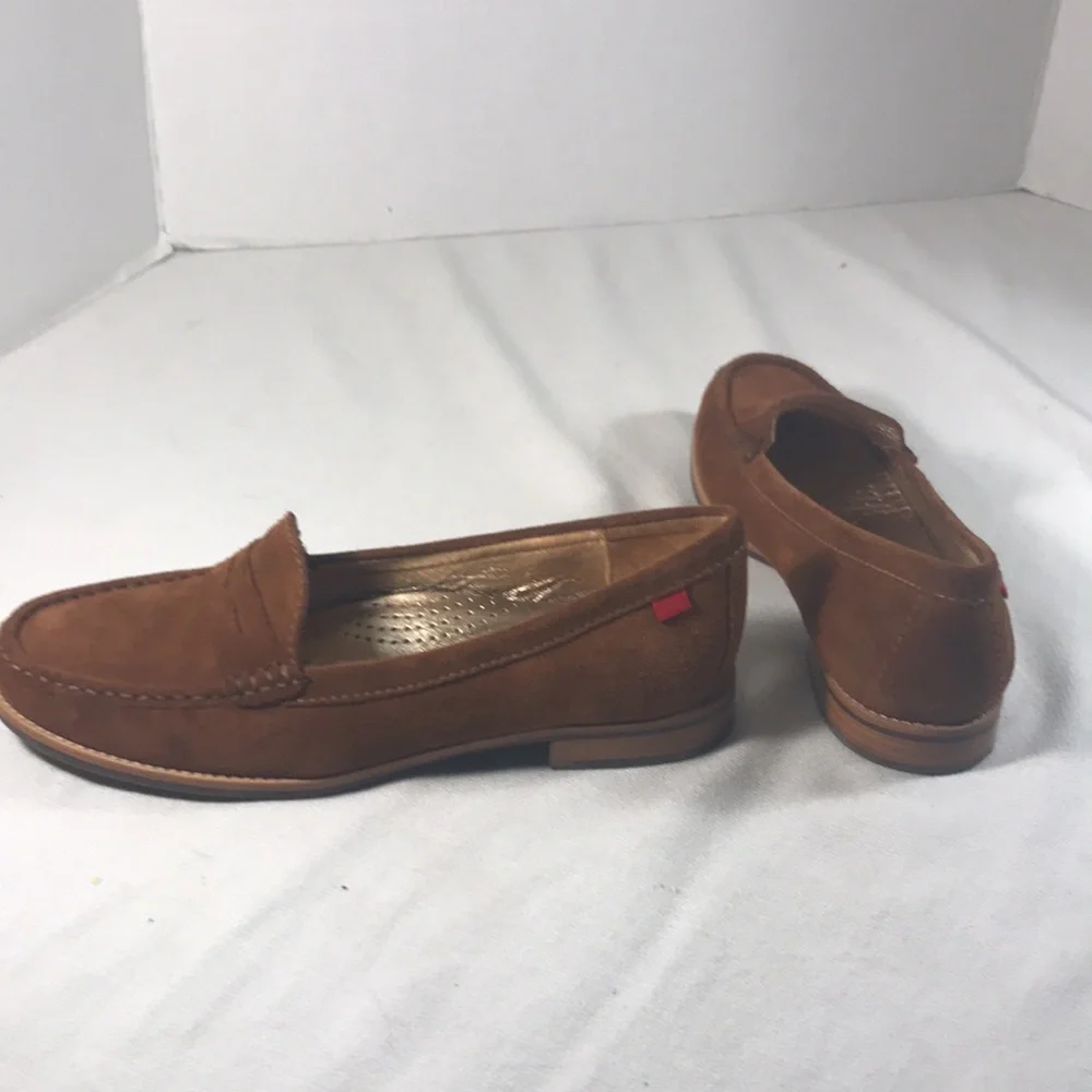 East Village by Marc Joseph New York Women’s Brown Suede Penny Loafer Shoes